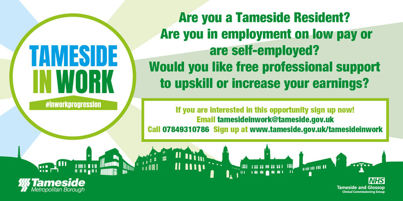 It's Employability Day! ⭐ 🤝 👷 

We have lots of services to help get our residents into work. Have you heard about Tameside in Work support?

It is a fantastic scheme aimed at helping residents to progress in their employment!

More info👇 
tameside.gov.uk/EmploymentandT…

#EmpDay24