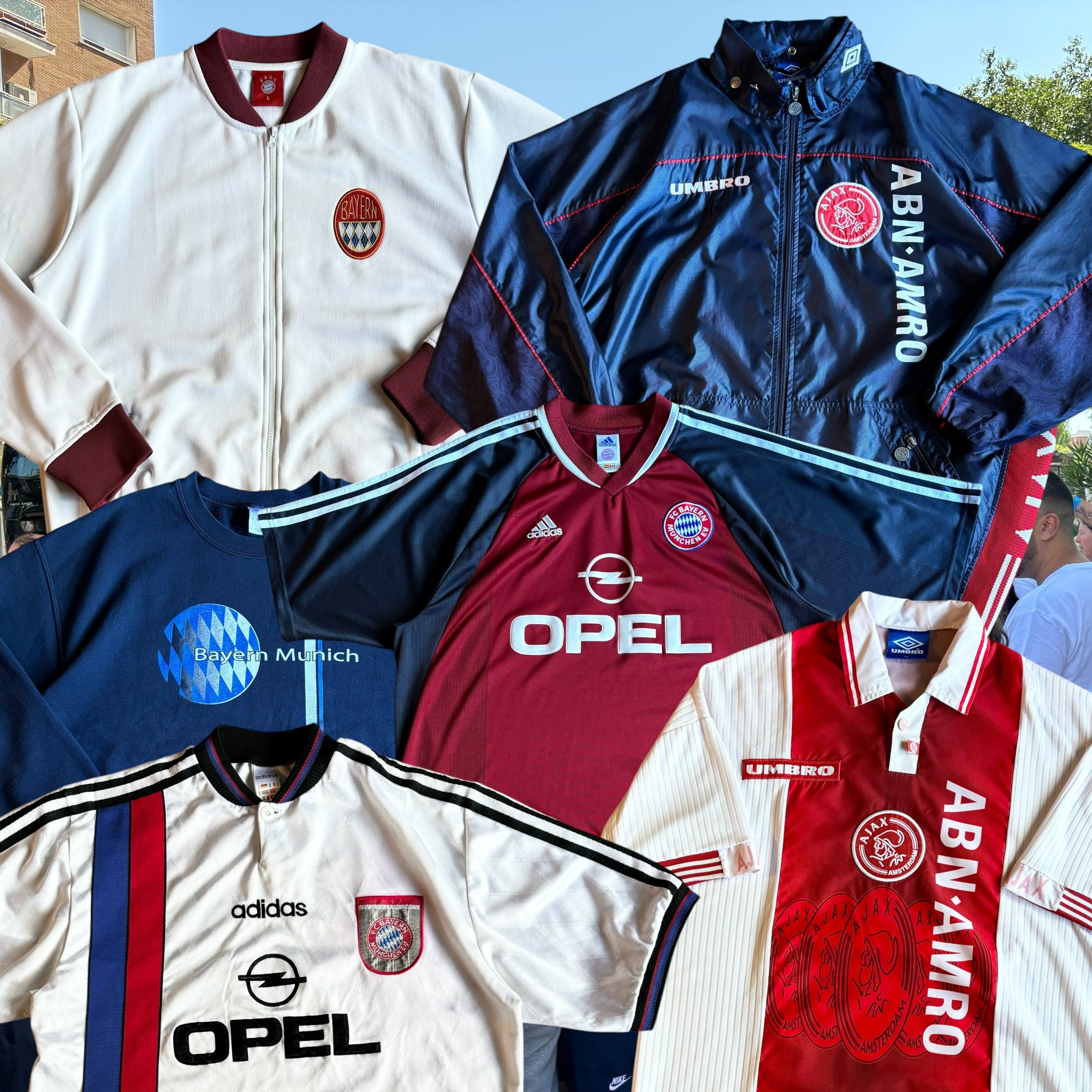 adidas Ajax ジャージ ABN AMRO 水色 90s AJAX AMSTERDAM UMBRO