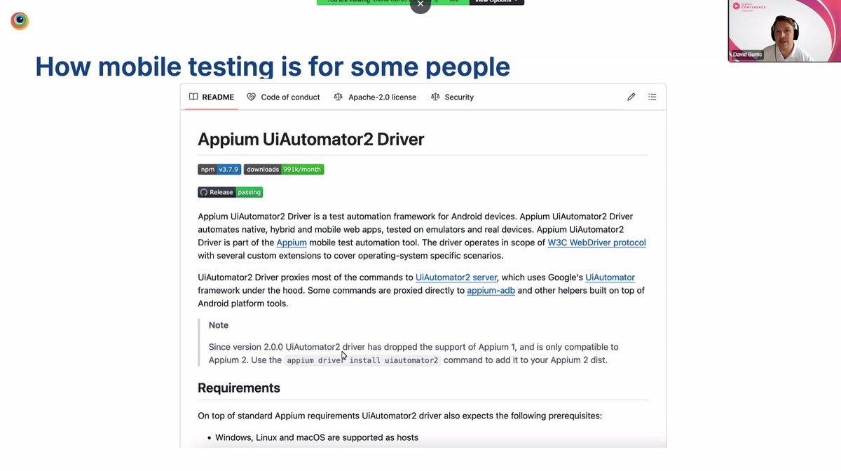 AppiumConf tweet media