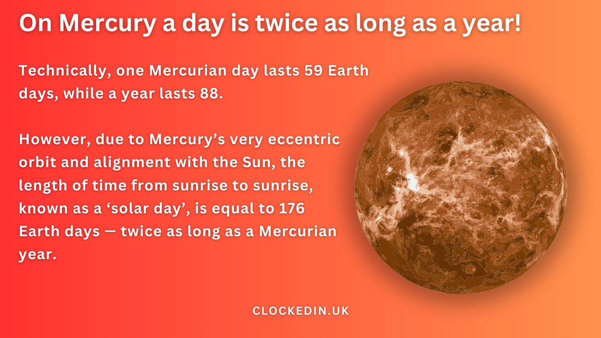 Would a Mercurian celebrate birth years, rather than days in this case?

#FunFactFriday #SolarSystem #Time