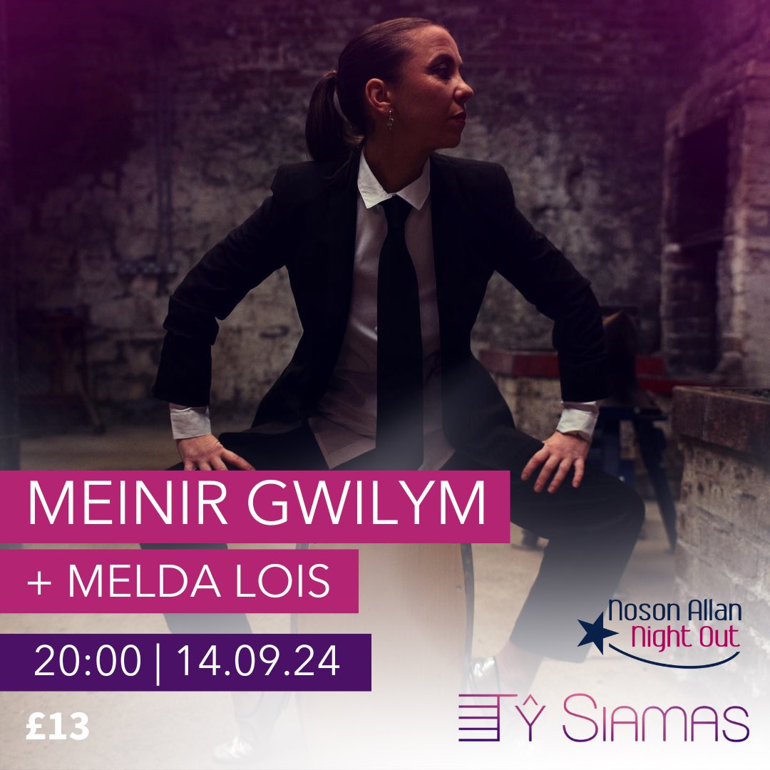 TySiamas (@tysiamas) on Twitter photo 🎶 Cofiwch am gig <a href="/mgwilym/">meinir gwilym</a> + <a href="/meldaloisg/">Melda Lois</a>, nos Sadwrn yma, 14.09.24 • 20:00
🎟️ £13 👉 tysiamas.cymru
#TySiamas #MeinirGwilym #Gig #Cymraeg <a href="/NOutNAllan/">NightOut-NosonAllan</a> 🎶 Cofiwch am gig <a href="/mgwilym/">meinir gwilym</a> + <a href="/meldaloisg/">Melda Lois</a>, nos Sadwrn yma, 14.09.24 • 20:00
🎟️ £13 👉 tysiamas.cymru
#TySiamas #MeinirGwilym #Gig #Cymraeg <a href="/NOutNAllan/">NightOut-NosonAllan</a>