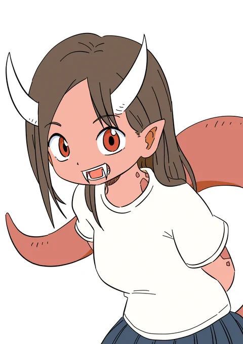 上下4本の立派な八重歯が生えてる女の子(お題箱) 