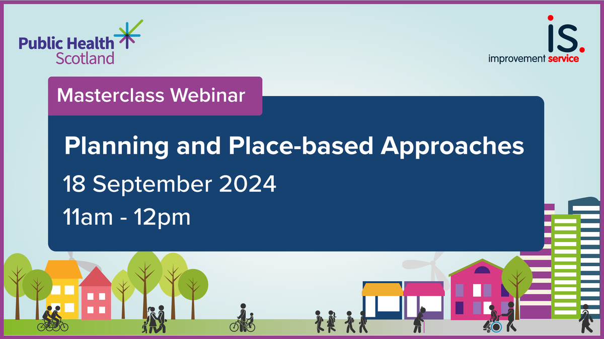 ⭐️📢Join us this Wednesday from 11am - 12 noon, for the first in our series of Masterclass Webinars, for anyone wanting to better understand how to take a place-based approach 

✅👏Find out more and register here: bit.ly/3z0ziln
