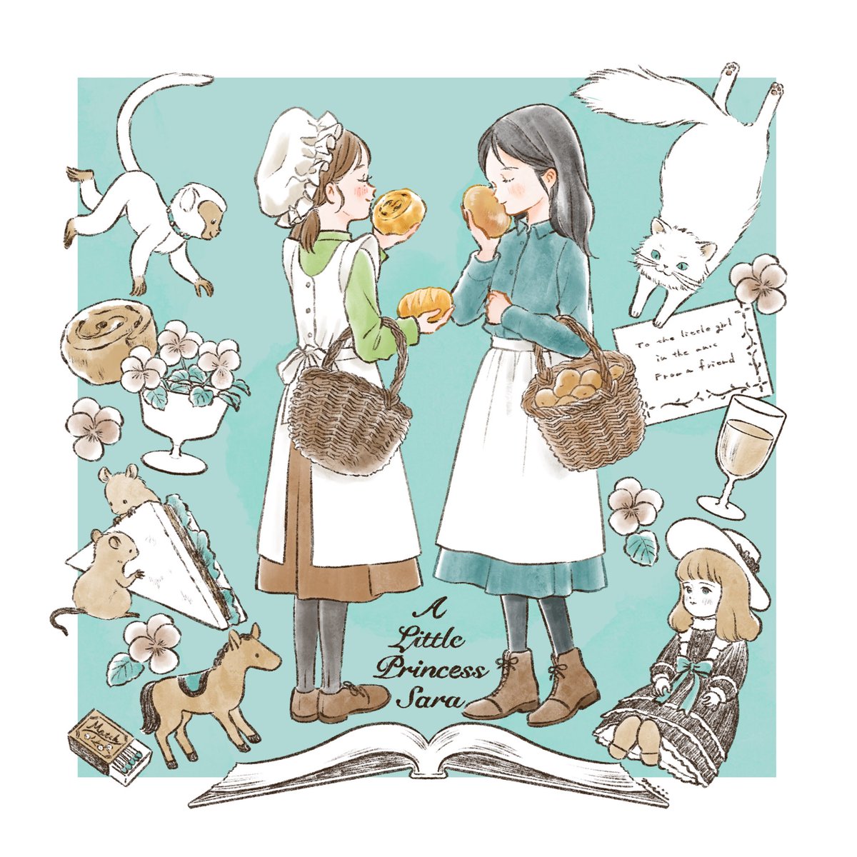「小公女セーラ 」|miiiのイラスト