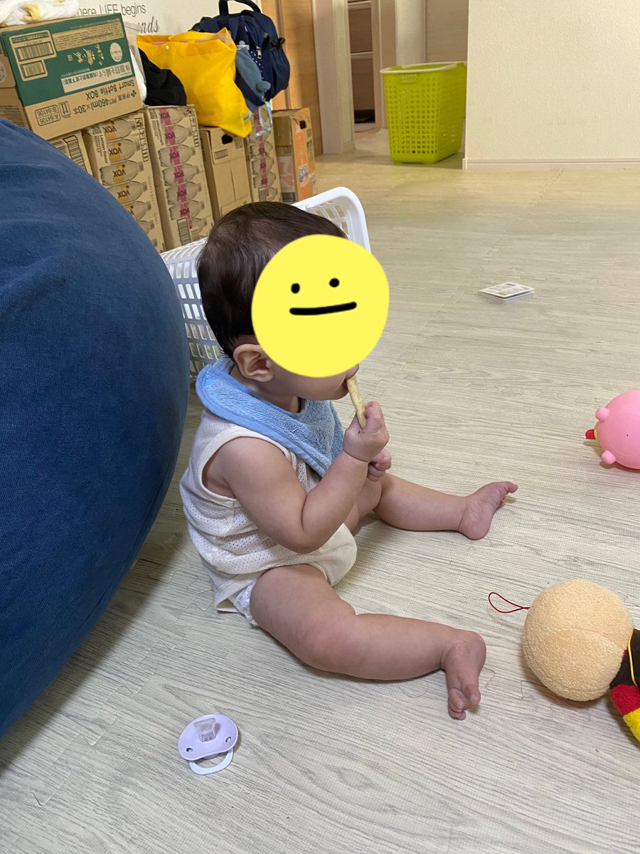 腹が減っては戦ができぬ❗️（イタズラ😂）
 #男の子ママ