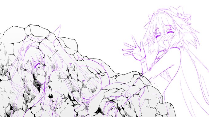 あそこにいるのはアストルフォ・グリマルディくん…!
岩陰で何やってるんだろう…? 