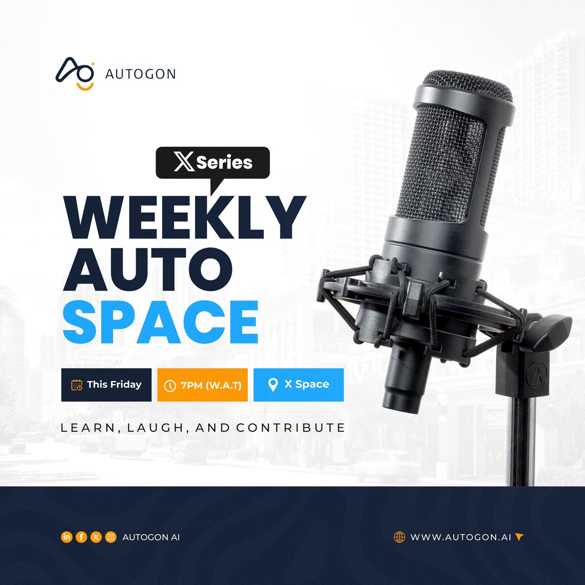 Autogon_AI's tweet image. Join us tonight at 7 PM for a Twitter Space open mic session! From &apos;Is AI overrated?&apos; to &apos;What&apos;s the next big breakthrough?&apos; -we&apos;re diving deep into all things AI. Bring your questions, opinions, and be part of the conversation. Don’t miss out!
 #TwitterSpace #AutogonAI #openmic