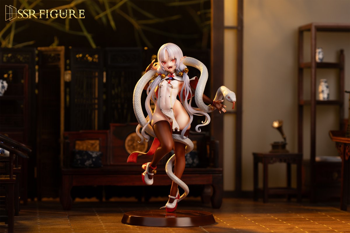 チャイナ服少女フィギュアの第二弾、白蛇の柳柒(リューチイ)が予約開始しました。
1/7と小柄ですが細部まで作ってもらえたので是非よろしくお願いします。
リンク先にもサンプル写真がたくさんあります。
あみあみ: https://t.co/DDQXDowxr3
FANZA通販: https://t.co/Am0kGwZmCV 