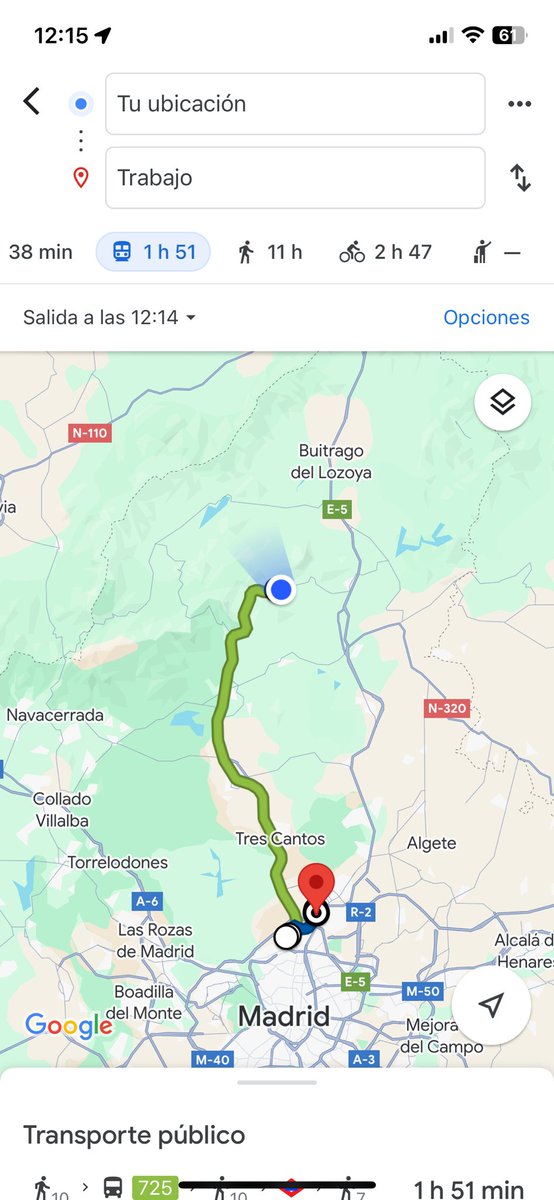srecuenzo's tweet photo. @transportesgob @oscar_puente_ @desdelamoncloa Me río yo de esto. 4 horas de transporte público al día en vez de 1h en coche y casi mismo precio de gasolina. 

Pd: no tengo lamborgini https://t.co/q7eyXBwXpS