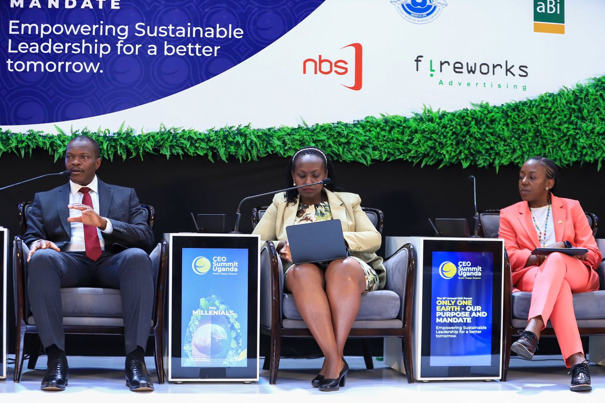 mtnmomoug's tweet image. Earlier - Our CFO, Sarah Bateta, represented our CEO, @yego_richard, on an engaging panel at the 15th Annual CEO Summit, themed 'One Earth,' held at @MestilHotel.
 #MTNMoMo | #CEOSummit