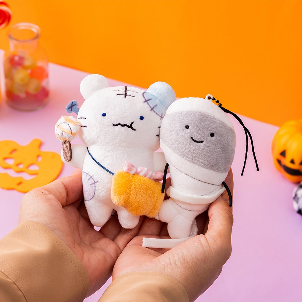 🐯新商品🦐 #ホワイトタイガーとブラックタイガー トリックオア