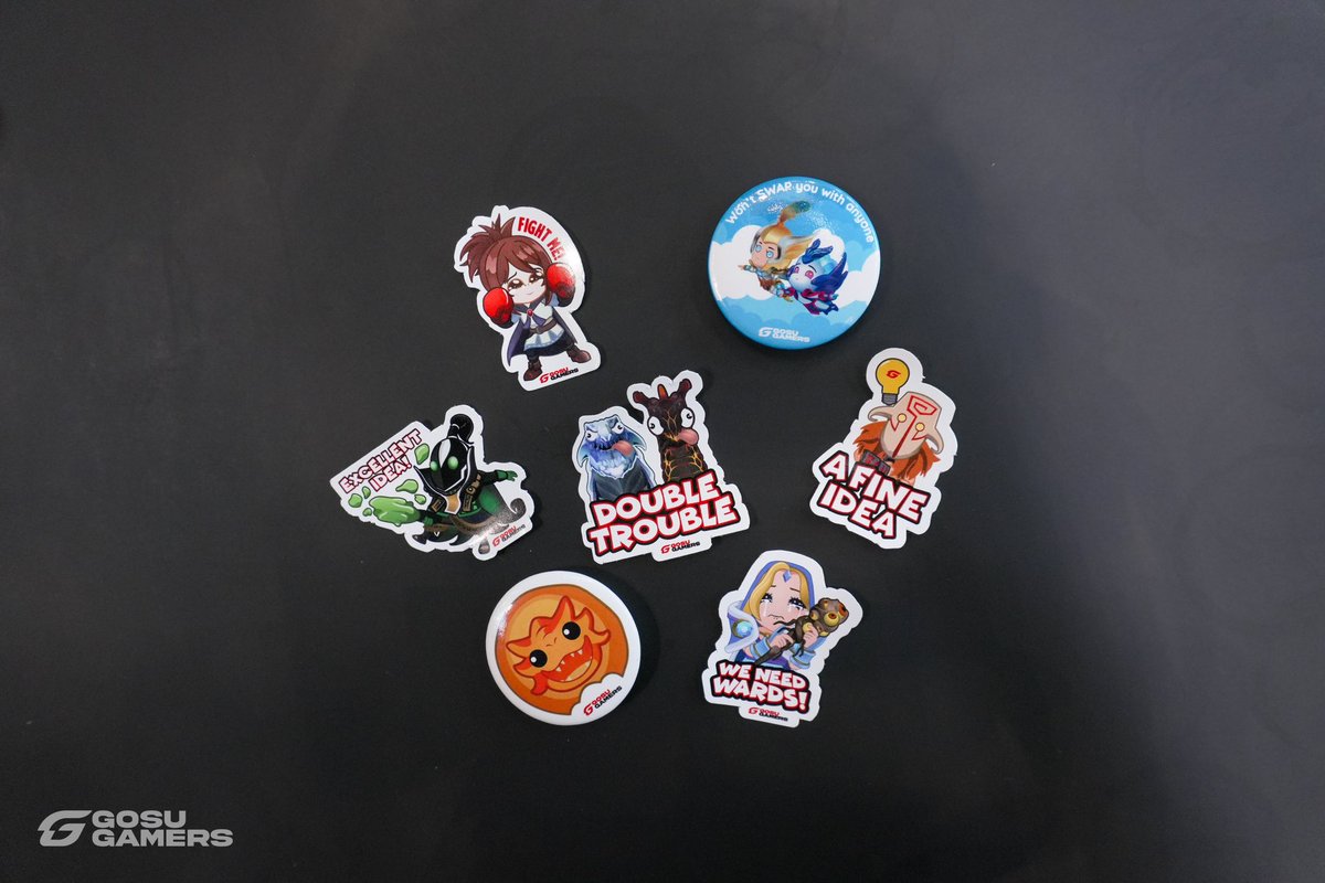 Stickers &amp; badges are now up for claim at Level 1 near Secretlab Booth!