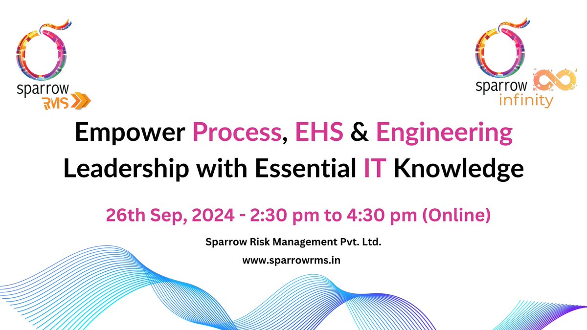 Empower Process, EHS &amp; Engineering Leadership with Essential IT Knowledge - mailchi.mp/sparrowrms/dig…