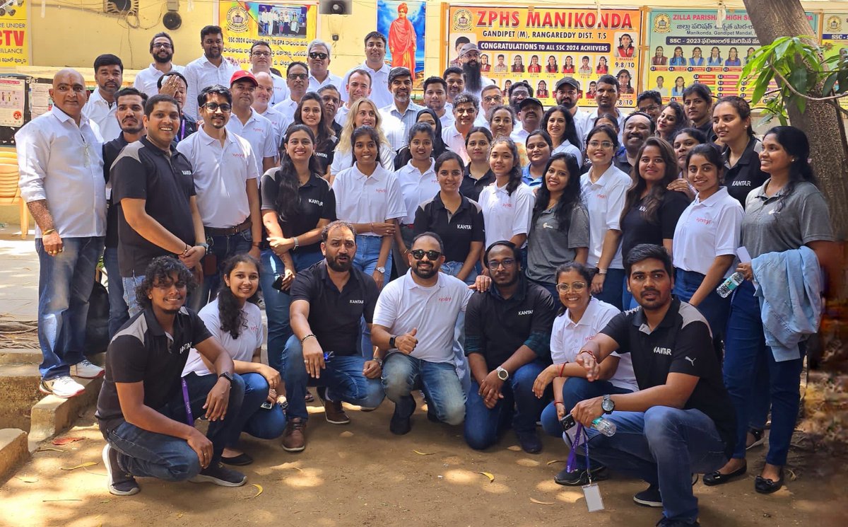 KyndrylIndia's tweet image. At @Kyndryl, we're committed to create a positive impact for our communities.

Together with @KantarIndia, we volunteered at a local school in Hyderabad to raise awareness of #menstrualhealth and distributed hygiene kits to over 600 children.

#TheHeartOfProgress #PROCommunity