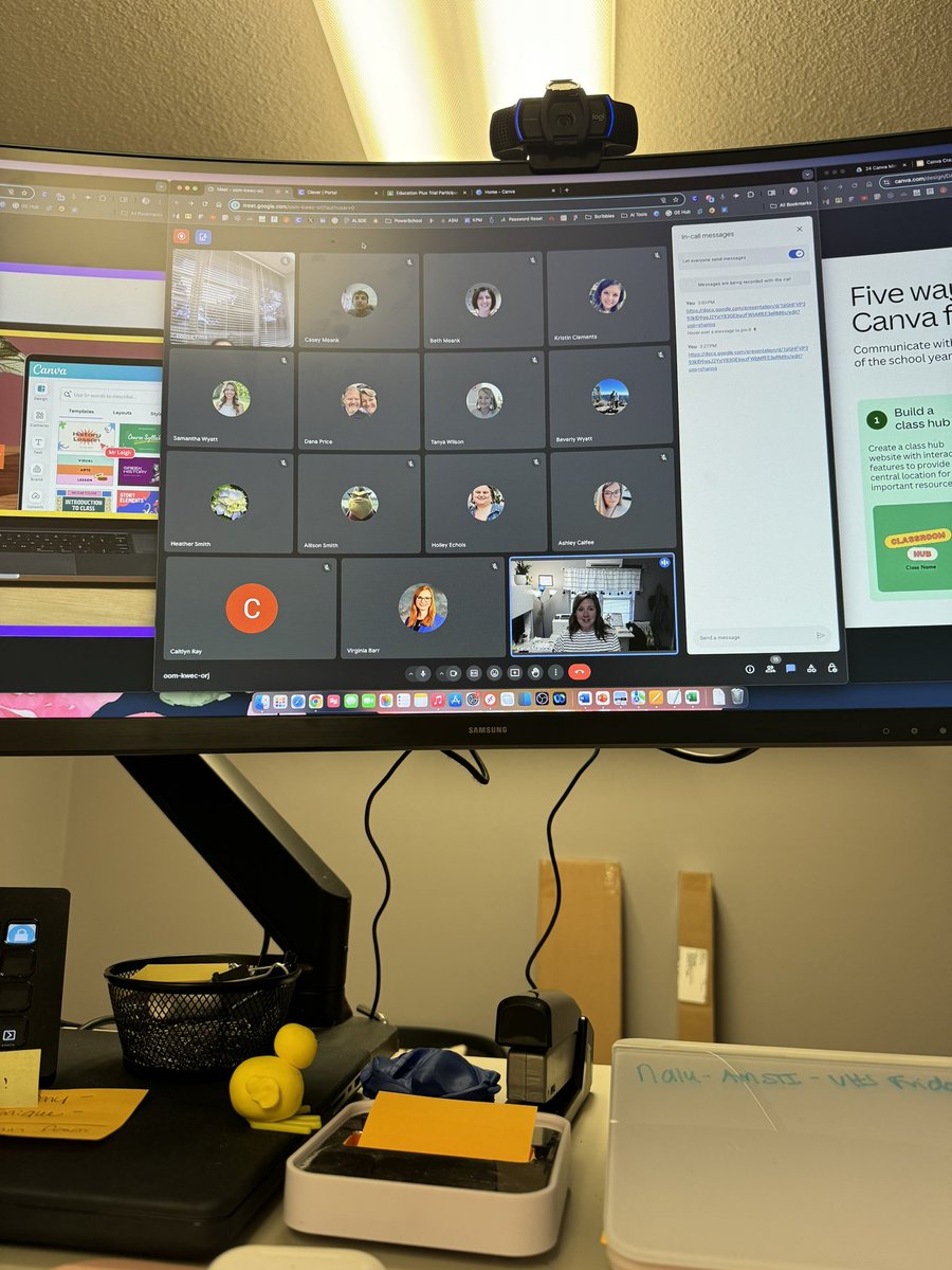 kp_maddox's tweet image. First mini PD of the school year complete! These Chilton Co educators are Canva Crazy! @CanvaEdu @GoogleMeet2 #TechTrainer