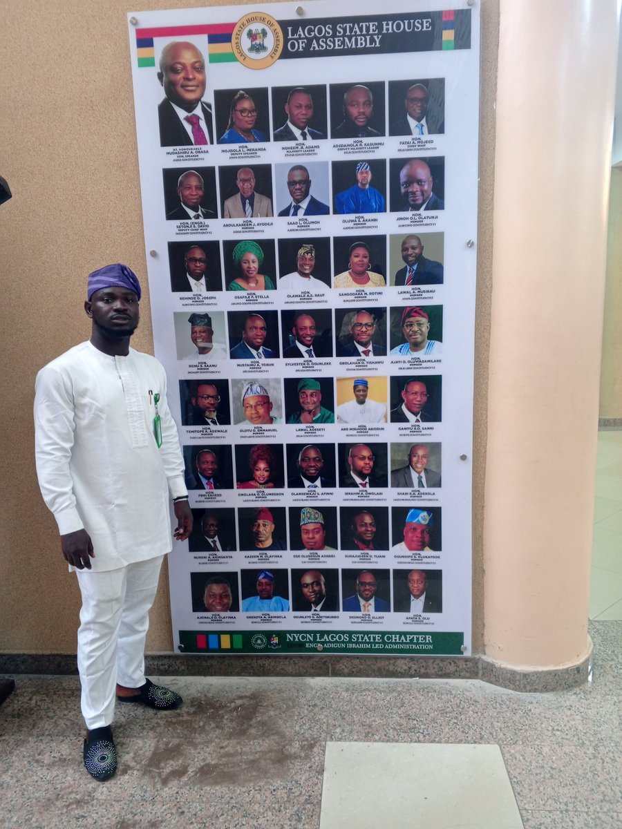 lekanproxy's tweet image. On a courtesy visit to @mudashiru_obasa Rt. Hon. Speaker of @lshaofficial and a special observance of the plenary, in company of other SEC members of @LagosNycn.
#Continuouslearning
#youthdevelopment
#NYCNLagos
#SPO