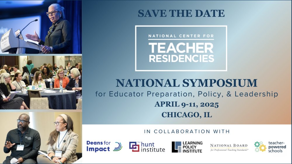 Requests for Proposals Now Being Accepted for National Symposium! Proposals to present at the National Symposium for Educator Preparation, Policy, &amp; Leadership in Chicago are currently being accepted. The deadline to apply to present is October 9, 2024 at 4 p.m. CT/5 p.m. ET.