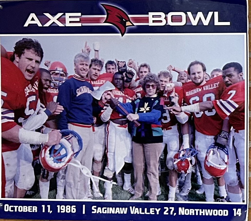 Fodrocy1156's tweet photo. Seeing as @jake_riepma is a card carrying member of the no fun club I’ll take on the #axebowl challenge.
I’ll host a free webinar on college recruiting education wearing the winners gear. @svsu_football let’s go baby!! https://t.co/sUGAy8FbAy