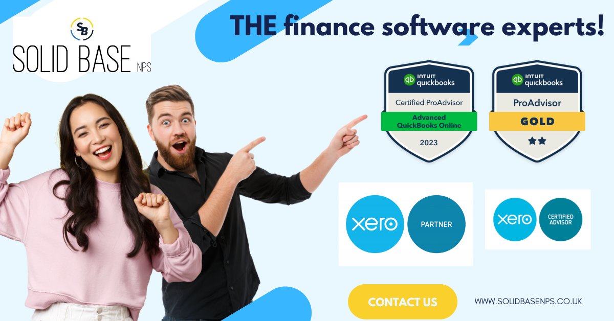 SolidBaseNPS's tweet image. Solid Base NPS
Experts in bespoke QuickBooks and Xero implementations, training and coaching! 👍🤜💪
Looking to introduce a Quickbooks or Xero new system or maximise your current one?
Get in touch to find out more
lnkd.in/dibEmjMU