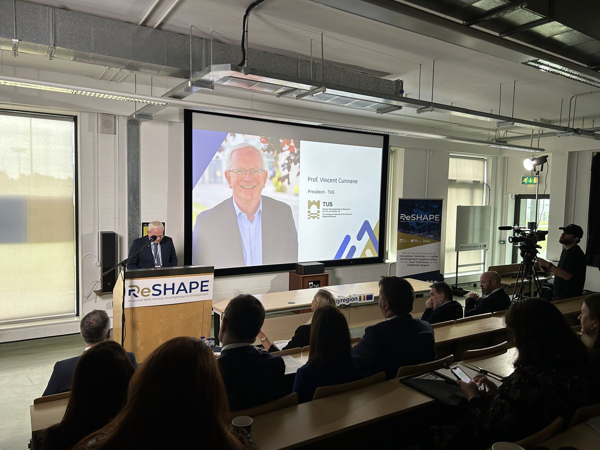 ReSHAPE Project (@reshapeskills) on Twitter photo Excited to welcome everyone to the launch of the ReSHAPE project at <a href="/TUS_Athlone_/">TUS Athlone Campus</a>. The project is in partnership with <a href="/MTU_ie/">Munster Technological University</a>, <a href="/TUS_ie/">Technological University of the Shannon</a> and <a href="/UL_GPS/">UL Graduate & Professional Studies</a>. Many thanks to <a href="/EUJTF_ie/">EU Just Transition Fund in Ireland</a>, <a href="/pobal/">Pobal</a>, <a href="/Dept_ECC/">Dept. Environment, Climate and Communications</a>, <a href="/EMRAssembly/">Eastern & Midland RA</a> for their support #EUinmyregion #EUJTF Excited to welcome everyone to the launch of the ReSHAPE project at <a href="/TUS_Athlone_/">TUS Athlone Campus</a>. The project is in partnership with <a href="/MTU_ie/">Munster Technological University</a>, <a href="/TUS_ie/">Technological University of the Shannon</a> and <a href="/UL_GPS/">UL Graduate & Professional Studies</a>. Many thanks to <a href="/EUJTF_ie/">EU Just Transition Fund in Ireland</a>, <a href="/pobal/">Pobal</a>, <a href="/Dept_ECC/">Dept. Environment, Climate and Communications</a>, <a href="/EMRAssembly/">Eastern & Midland RA</a> for their support #EUinmyregion #EUJTF
