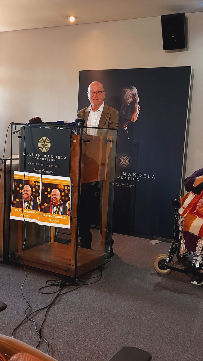 "A giant has fallen, a humble servant has fallen and that is what Pravin was. A servant of the people, never wanting to be glorified, just worked for the people. " - Derek Hanekom