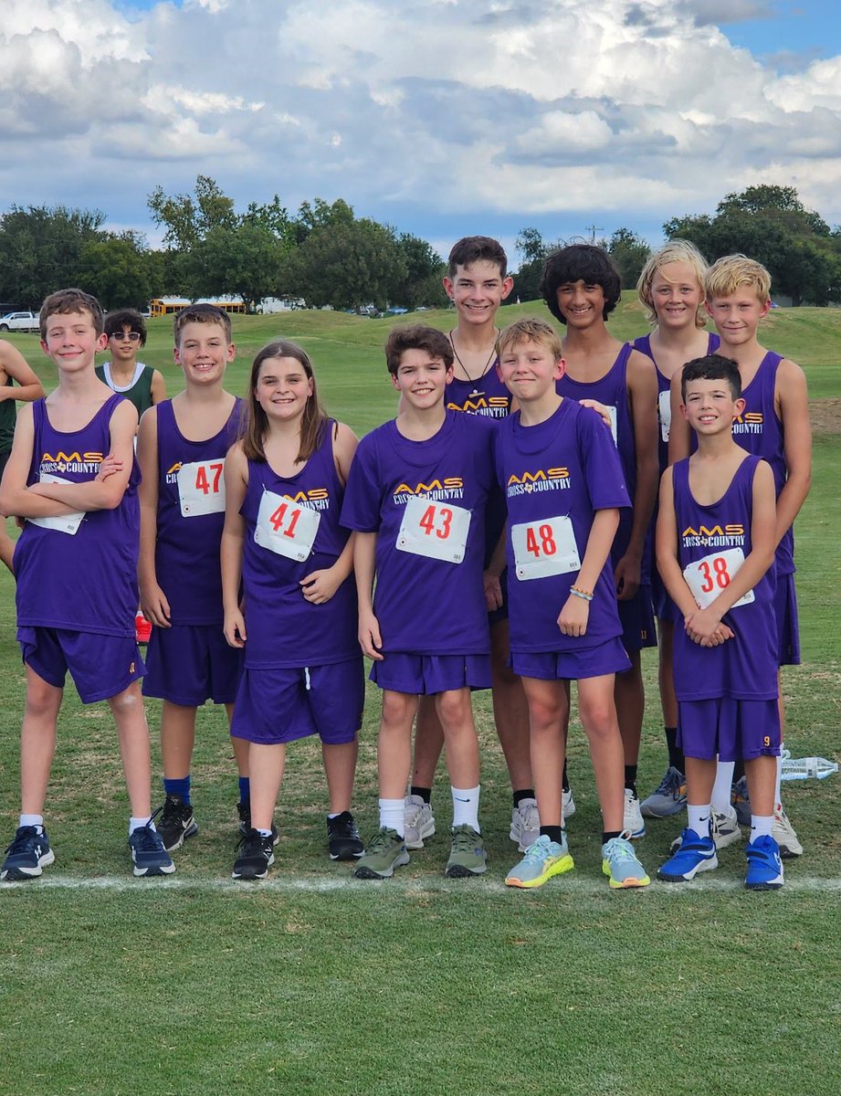 AMS and GMS kicked off their CC season at Glen Rose Wednesday. Great first meet!! Results are in the link below. Future GHS runners💜🏃🏻‍♀️🏃🏻‍♂️

milesplit.live/meets/581915