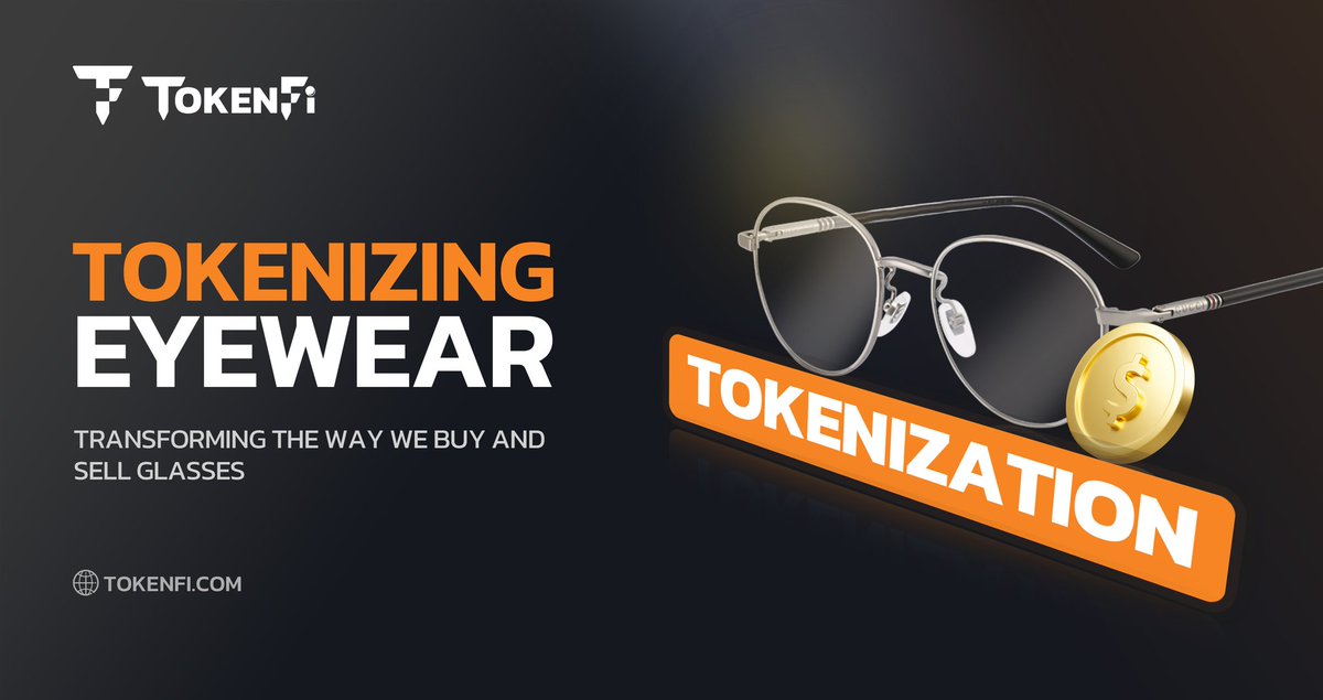tokenfi's tweet image. Eyewear retailers face challenges with competition, counterfeits, and inventory management.
#Tokenization offers a solution by turning stock into digital tokens, helping retailers raise capital, prove authenticity, and manage inventory. Learn more in #TokenFi's latest blog 📰👇…