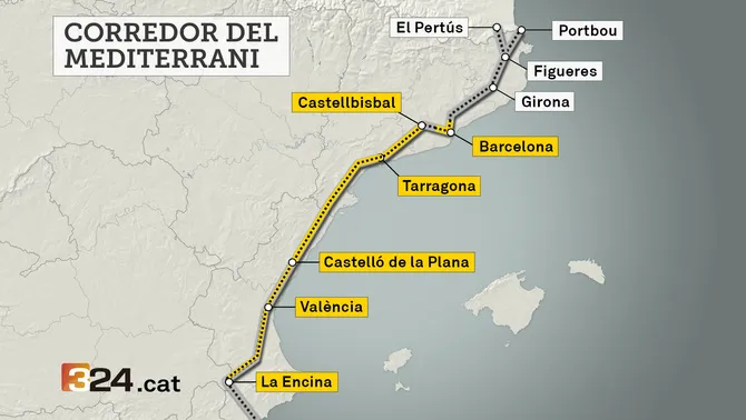 Marc_Lesan's tweet photo. Pot aquesta imatge del Corredor Mediterrani tenir més likes que aquesta puta merda d'anunci? https://t.co/Vr5LXqhyKN