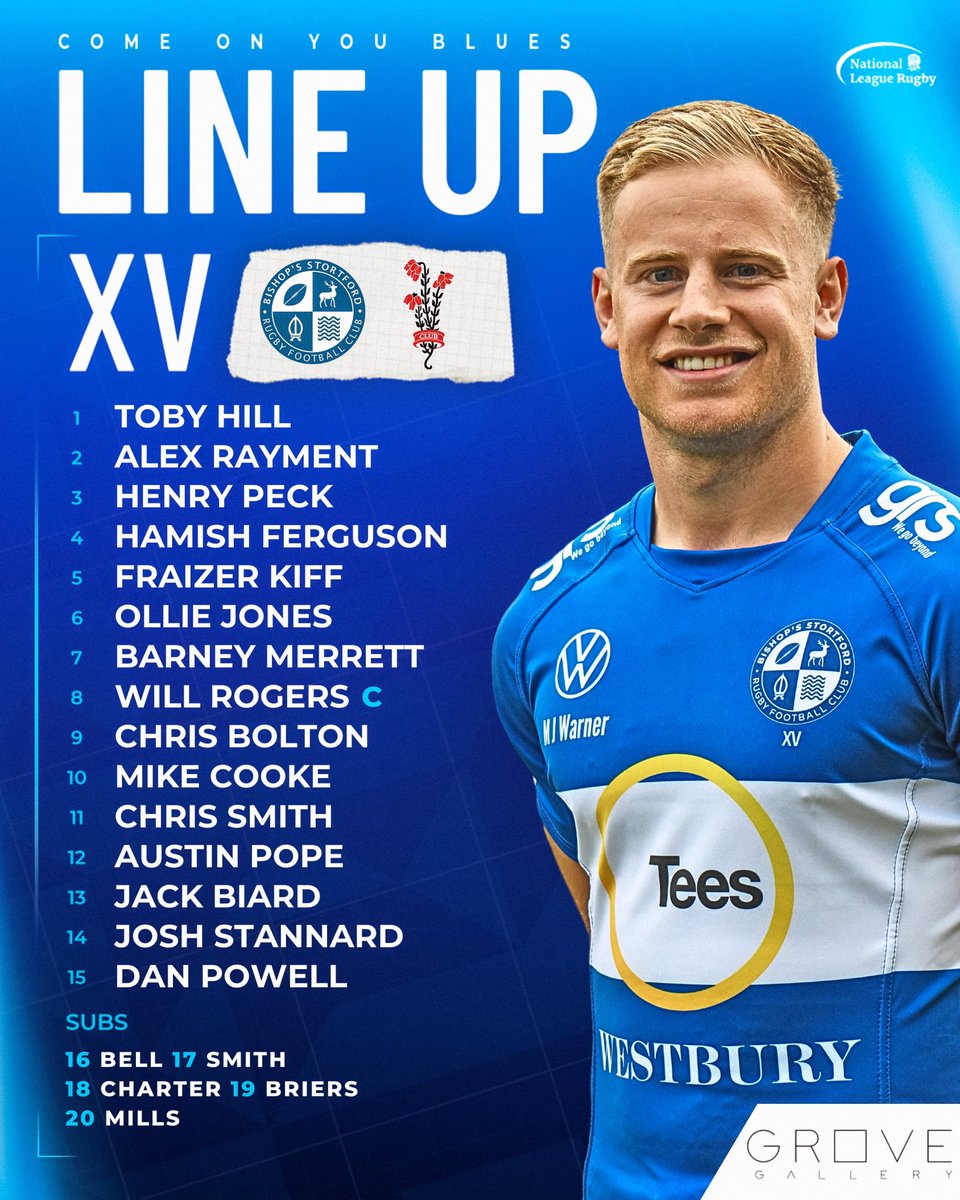 BSRUGBY's tweet photo. 📝 LINE UP 📝

Double header against a big rival, make sure you’re there for this huge match up!

KICK OFF:
1XV - 15:00 @ Home V @Blackheath_1858 
Blues - 14:15 @ Home V Blackheath

💙🤍
#COYB #NAT1 #RUGBY https://t.co/w0mVuEK8lG