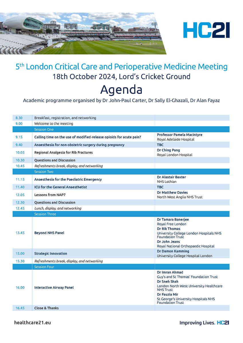 Register now for the 5th London #CriticalCare &amp; #Perioperative Medicine Meeting on 18th October 2024. This event promises to be an invaluable opportunity for professionals in critical care and perioperative medicine.

Register: eventzilla.net/e/5th-london-c…