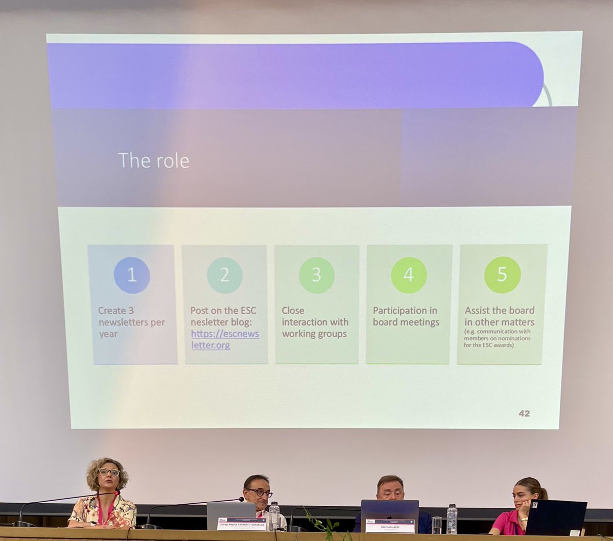 ESC 2024 Bucharest (@eurocrimevents) on Twitter photo Rita Faria is in the room, and the newsletter too😍 Rita Faria is in the room, and the newsletter too😍