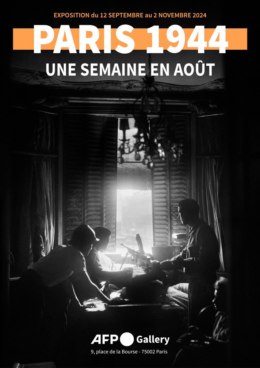 C’est ouvert ! Première galerie de l’<a href="/AFP/">AFP News Agency</a> dédiée à la #photographie avec une exposition inédite consacrée à la Libération de Paris.
Un dialogue entre les photographies des professionnels de l’Agence et des images amateurs. 
Du mercredi au samedi . De 11h à 18h