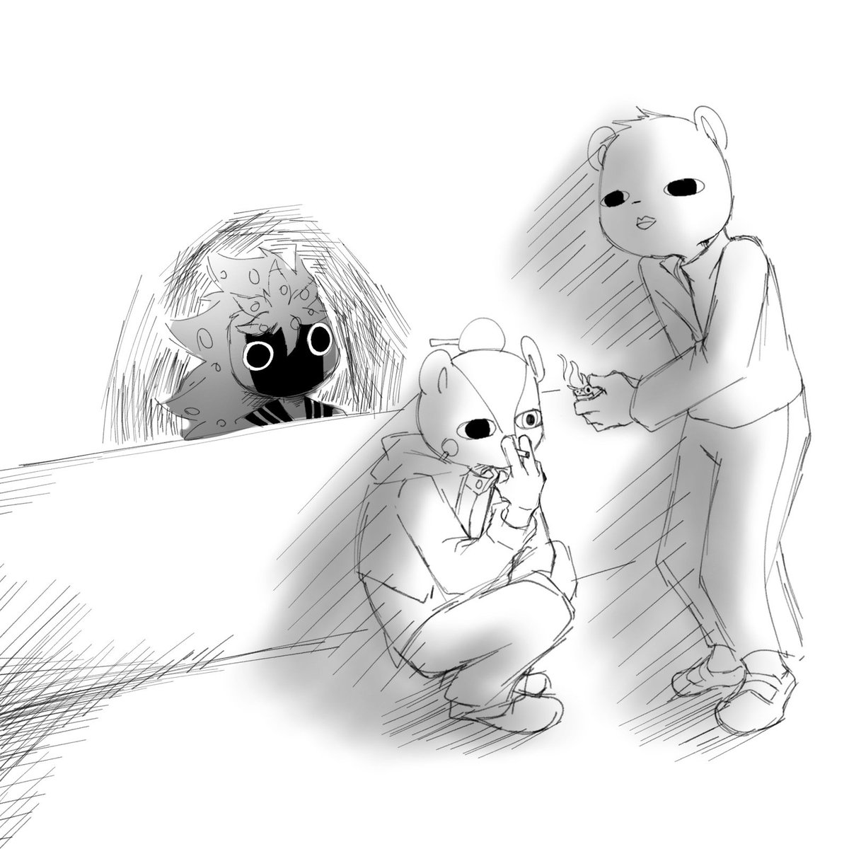 ShikiteM's tweet photo. Old gen and new gen stupid moment
(Headcanon:Flippy,Flaky,nutty is 3 years earlier in school before cuddles,toothy,giggles)

#happytreefriends https://t.co/M2y51fdSAQ