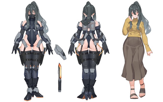 Skebでキャラデザ納品しました! 