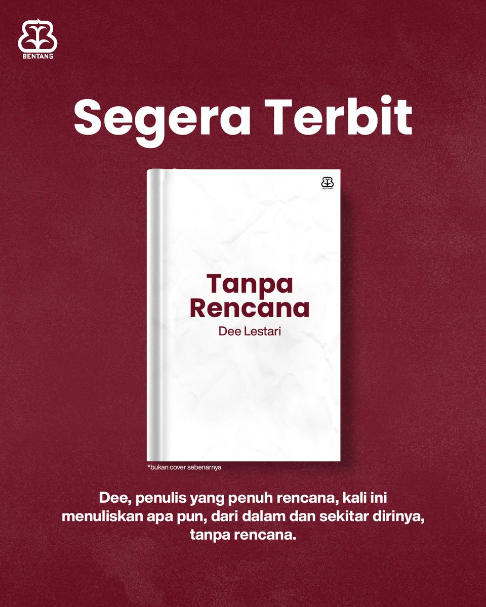 bentangpustaka's tweet photo. @deelestari Itu ilustrasinya baru beberapa aja yang ke-spill, loh!😇🙏 Selebihnya yuuuk besok JANGAN SAMPAI KETINGGALAN ikutan pre-order “Tanpa Rencana”😄😄😄🫶!

#AdDEEction #DeeLestari #TanpaRencana #PreOrder #ComingSoon https://t.co/w4Orx7wGPv