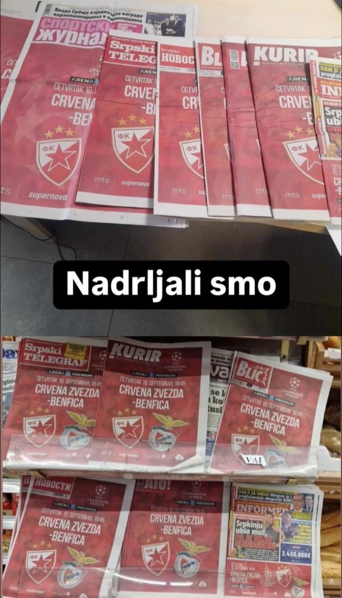 samoPartizan19's tweet image. #JSDP Strašno, tačno jedna zemlja, jedan vođa, jedan klub!
NE DAJTE SE PASJIM SINOVIMA!