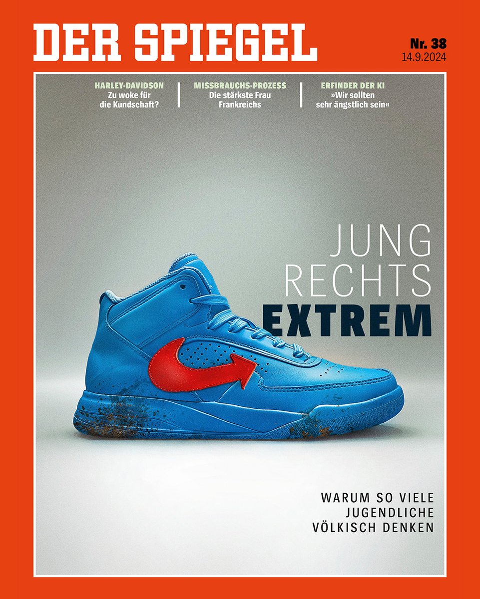 Der neue SPIEGEL ist da:
📍 Warum es so viele junge Menschen zum rechten Rand zieht
📍 Vom Geburtshelfer zum Mahner: So endringlich warnt Geoffrey Hinton vor KI
 📍Wie ein Brandenburger nach Andalusien auswanderte – und blieb
Morgen am Kiosk, jetzt online: spiegel.de/spiegel/print/…