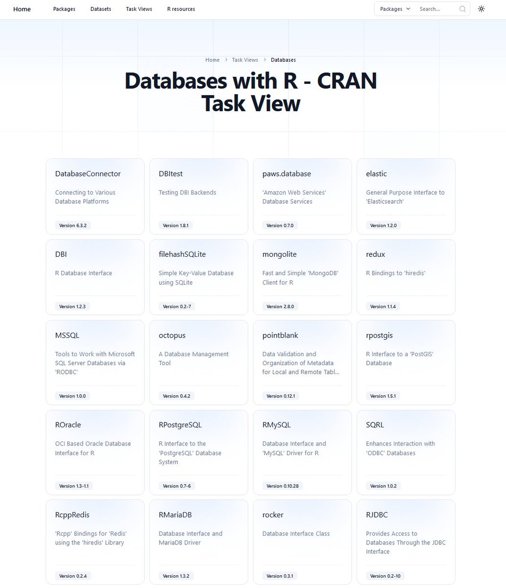 How can I find #Rstats packages related to a specific topic? 🤔

👇👇

r-packages.io/task-views