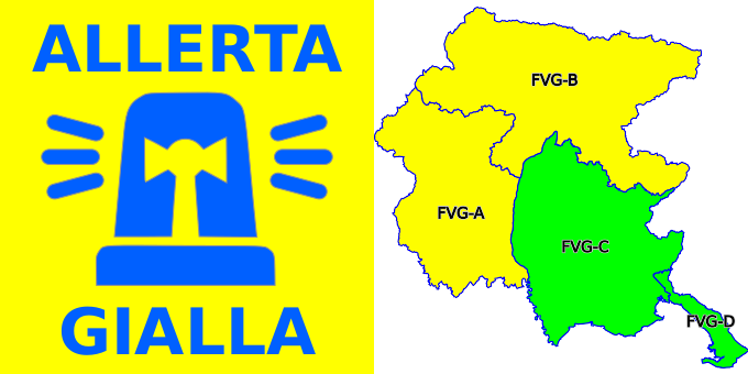 #AllertameteoFVG ALLERTA REGIONALE 26/2024 DA ORE 14.00 DEL 13/09 ALLE ORE 24:00 DEL 14/09  ALLERTA GIALLA  SU FVG-A E FVG-B PER VENTO FORTE IN QUOTA NELLA ZONA MONTANA bit.ly/3lcJsoh