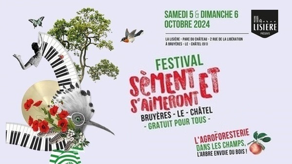 Radio SENSATIONS (@radiosensations) on Twitter photo FESTIVAL SÈMENT ET S'AIMERONT 5e édition
Samedi 5 et dimanche 6 octobre 2024.
Organisé par <a href="/LLisiere/">La Lisière</a> et ses partenaires le festival agri-culturel se déploiera les 5 et 6 oct au cœur du Parc du Château de #BruyeresleChatel.
INFOS #RadioSensations > swll.to/oWoPv FESTIVAL SÈMENT ET S'AIMERONT 5e édition
Samedi 5 et dimanche 6 octobre 2024.
Organisé par <a href="/LLisiere/">La Lisière</a> et ses partenaires le festival agri-culturel se déploiera les 5 et 6 oct au cœur du Parc du Château de #BruyeresleChatel.
INFOS #RadioSensations > swll.to/oWoPv