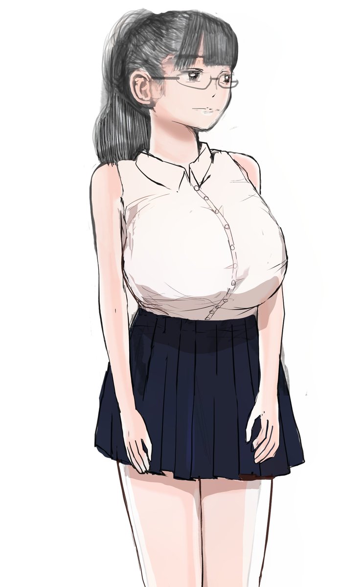 「大人しい女の子」|木村享平（きむらきょうへい）のイラスト