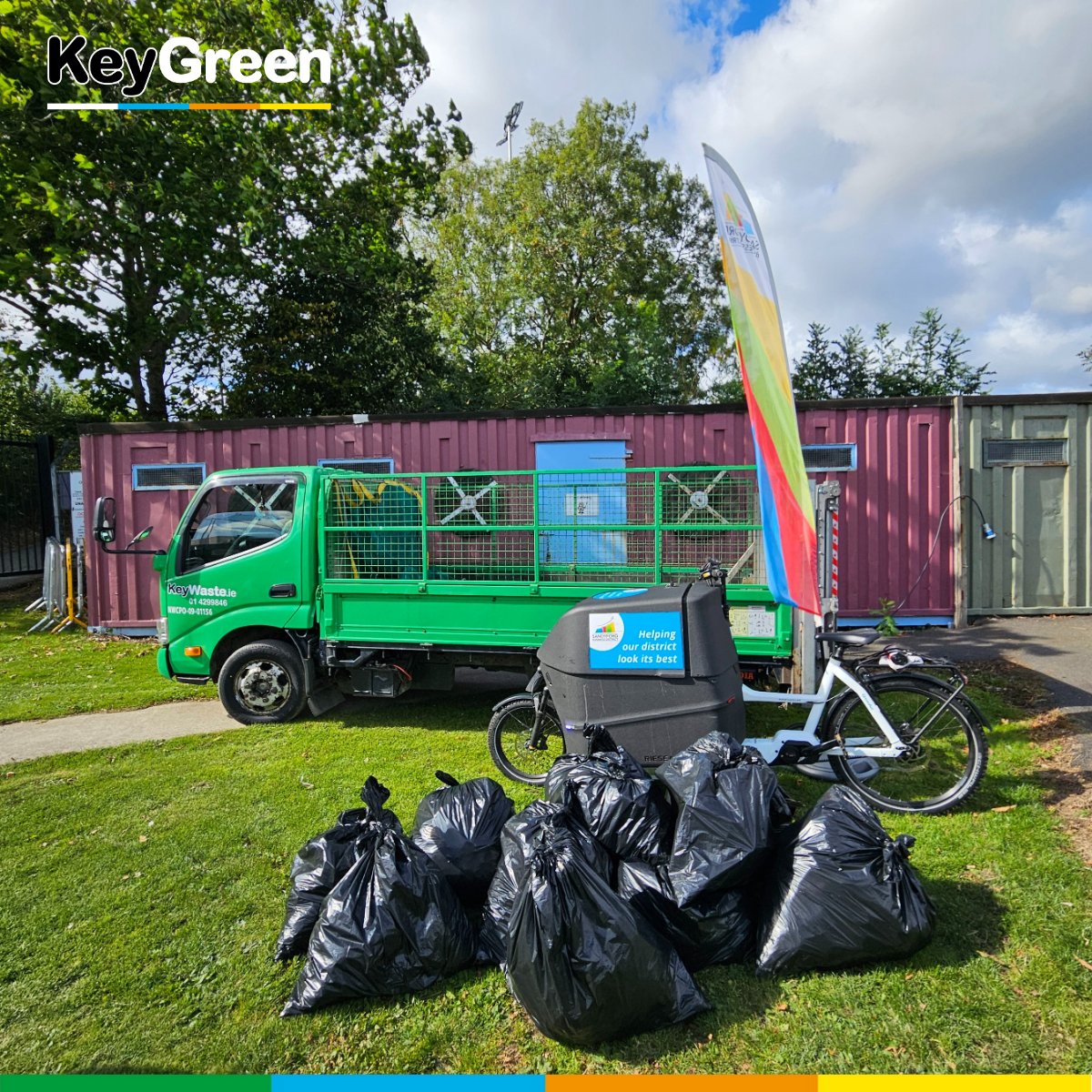 KeyGreen (@keygreen_ie) on Twitter photo Thrilled to sponsor <a href="/SandyfordBID/">Sandyford Business District</a>’s Clean-up morning yday for #DublinClimateActionWeek! 🙌 With 8800L of waste collected annually, the team's impact is inspiring. Stephen Bailey from KeyGreen was onsite to help. We removed all the waste, supply coffee for the clean-up team! ☕️🚛 Thrilled to sponsor <a href="/SandyfordBID/">Sandyford Business District</a>’s Clean-up morning yday for #DublinClimateActionWeek! 🙌 With 8800L of waste collected annually, the team's impact is inspiring. Stephen Bailey from KeyGreen was onsite to help. We removed all the waste, supply coffee for the clean-up team! ☕️🚛