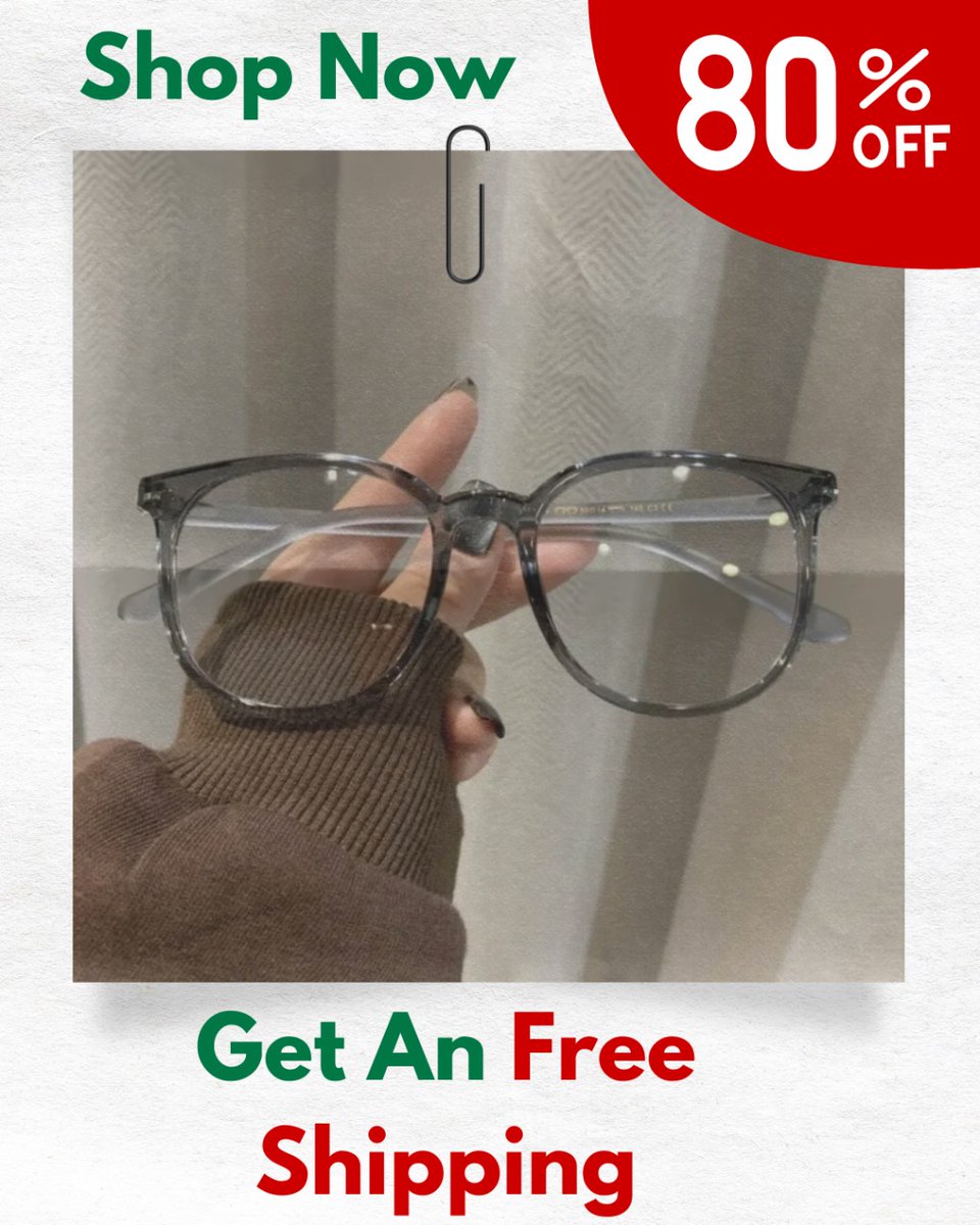 Ammpoure1999's tweet photo. Protect your eyes from harmful blue light with our Transparent Computer Glasses! 💻
🛍️SHOP NOW 🛍️
#ComputerGlasses #BlueLightBlocking #EyeProtection #GamingGlasses #ReadingGlasses #ClearVision #EyeCare #EyeHealth #GlassesLover #SpectacleStyle https://t.co/OiglwKud13