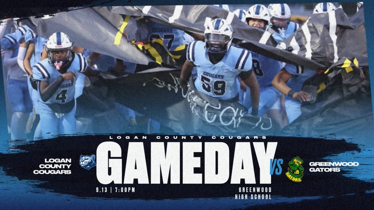 The Cougars travel to Greenwood tonight for a 7:00 kickoff. Be there and be loud!! #cougarpride