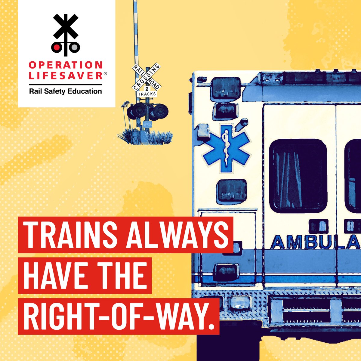 IndianaOpLife's tweet image. Trains always have the right of way, even with emergency responders in urgent situations. Safety first, always be cautious around railroad tracks!