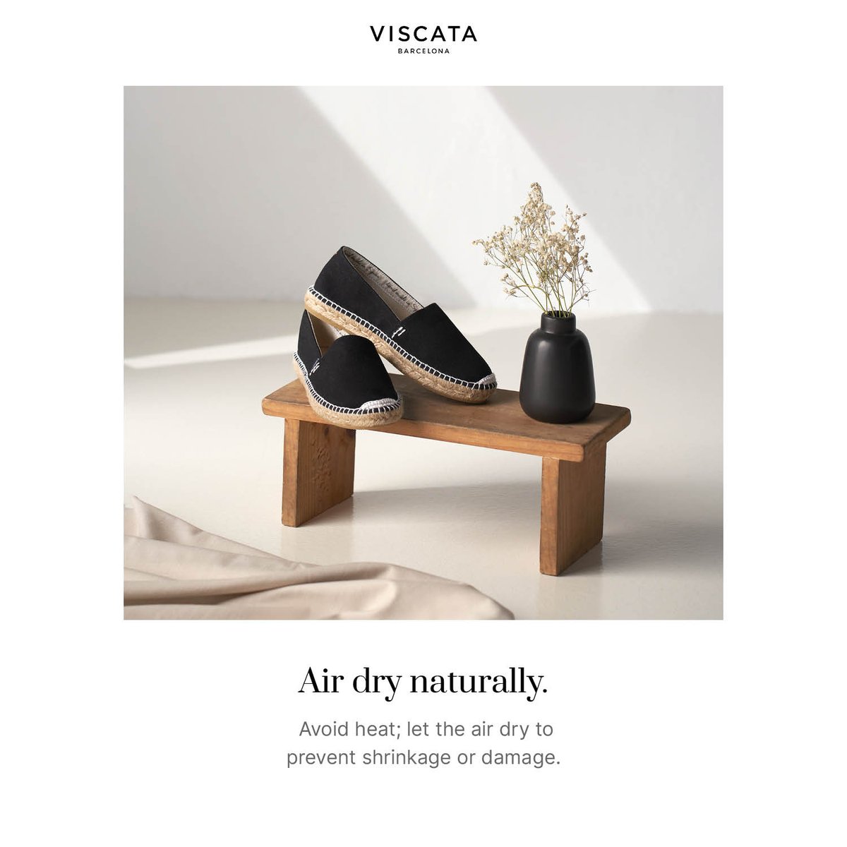 As the seasons shift, keeping your Viscata shoes in top shape is essential. Here are some key tips for caring for and cleaning your footwear as the weather changes:⁠

bit.ly/3AlIXDn
.
.
.
#shoecare #caretips #espadrilles #viscata #wedges