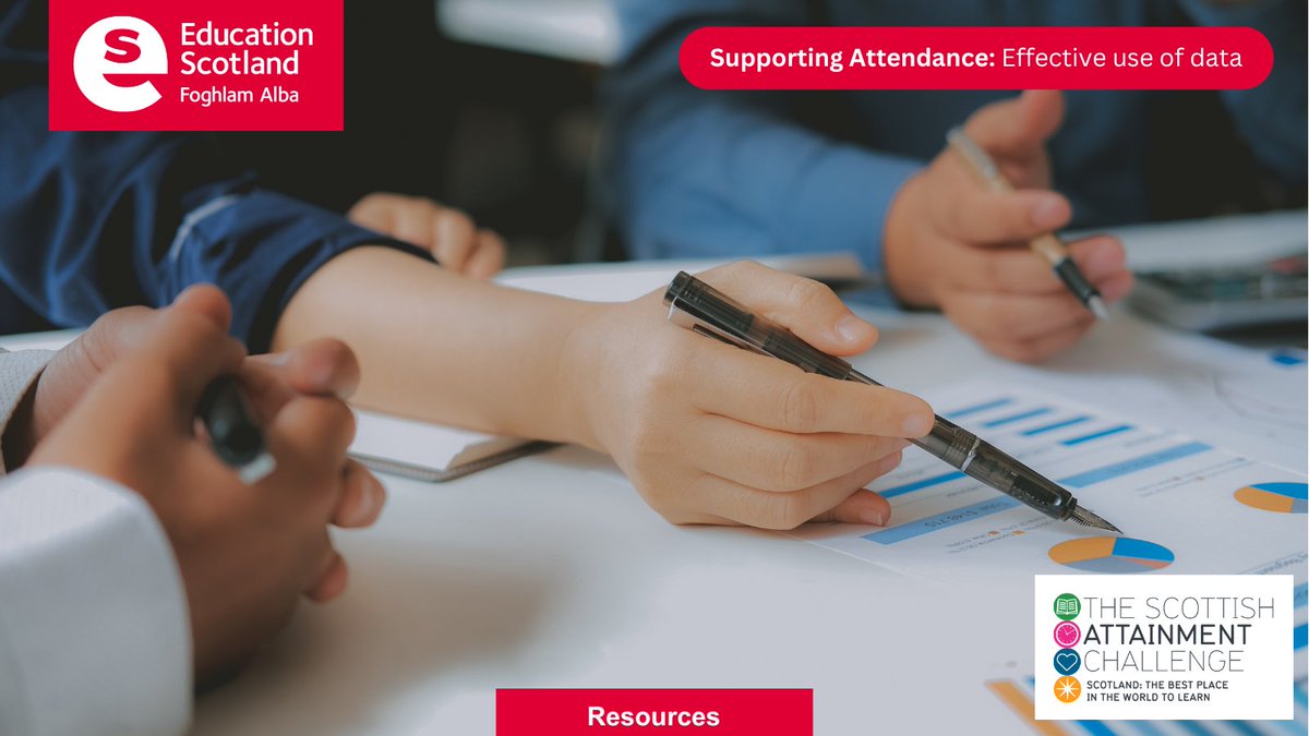 EducationScot's tweet photo. Schools and local authorities can use data to channel support to individual learners or specific groups. They can use both qualitative and quantitative data to identify barriers and strategies that impact attendance. 

👉 https://t.co/U2fhEpb7Bw https://t.co/JR3HhEoxVO