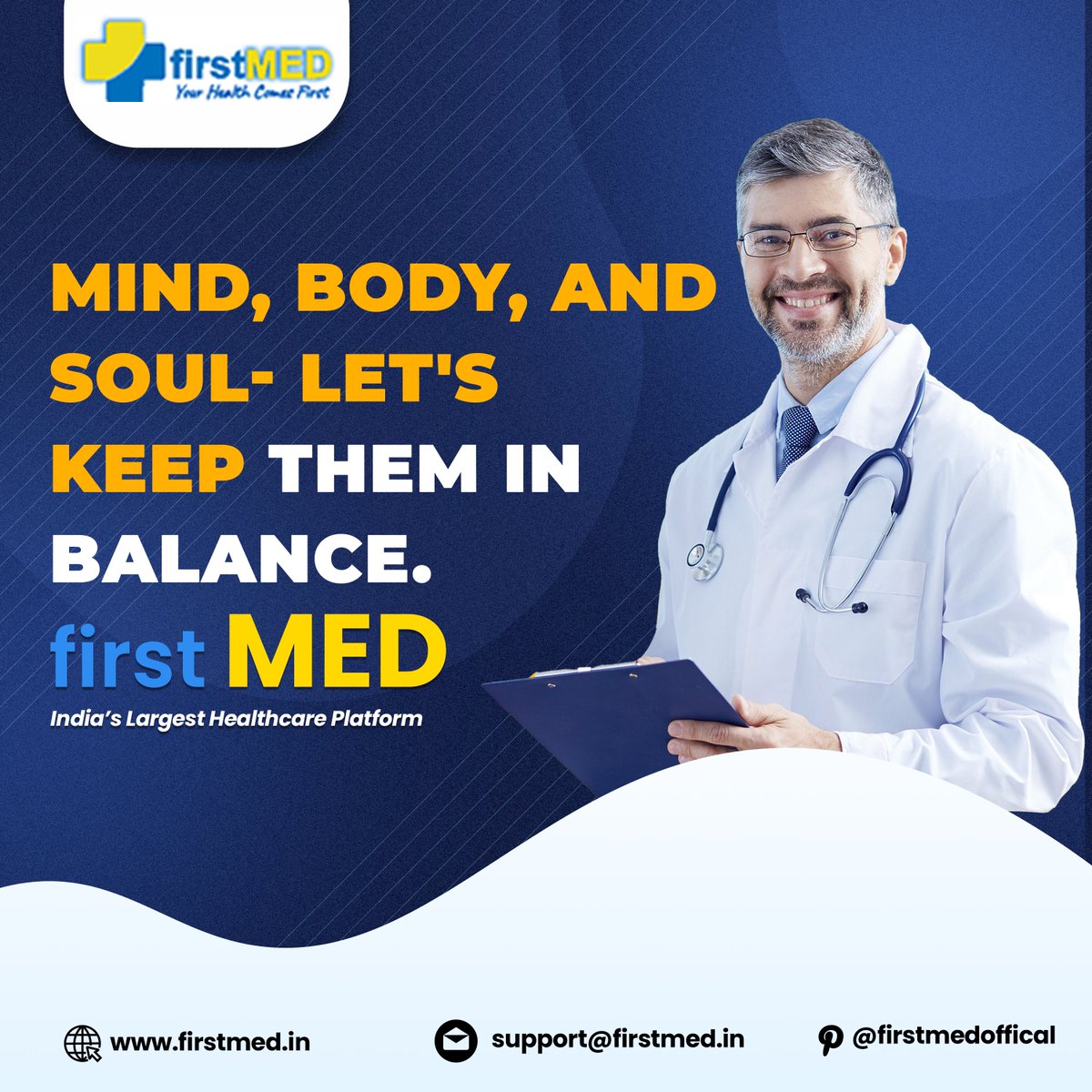 firstmedhome's tweet photo. Balance Your Life: Mind, Body, and Soul Care with FirstMed
We’re here to offer easy, effective health solutions that work for you, because your health always comes first! 🌿💆‍♀️🧘‍♂️
https://t.co/Um7p68C9OD
Helpline: +919899884818
Email: support@firstmed.in
#MindBodySoul #FirstMed https://t.co/Z0Rv5q2KpF