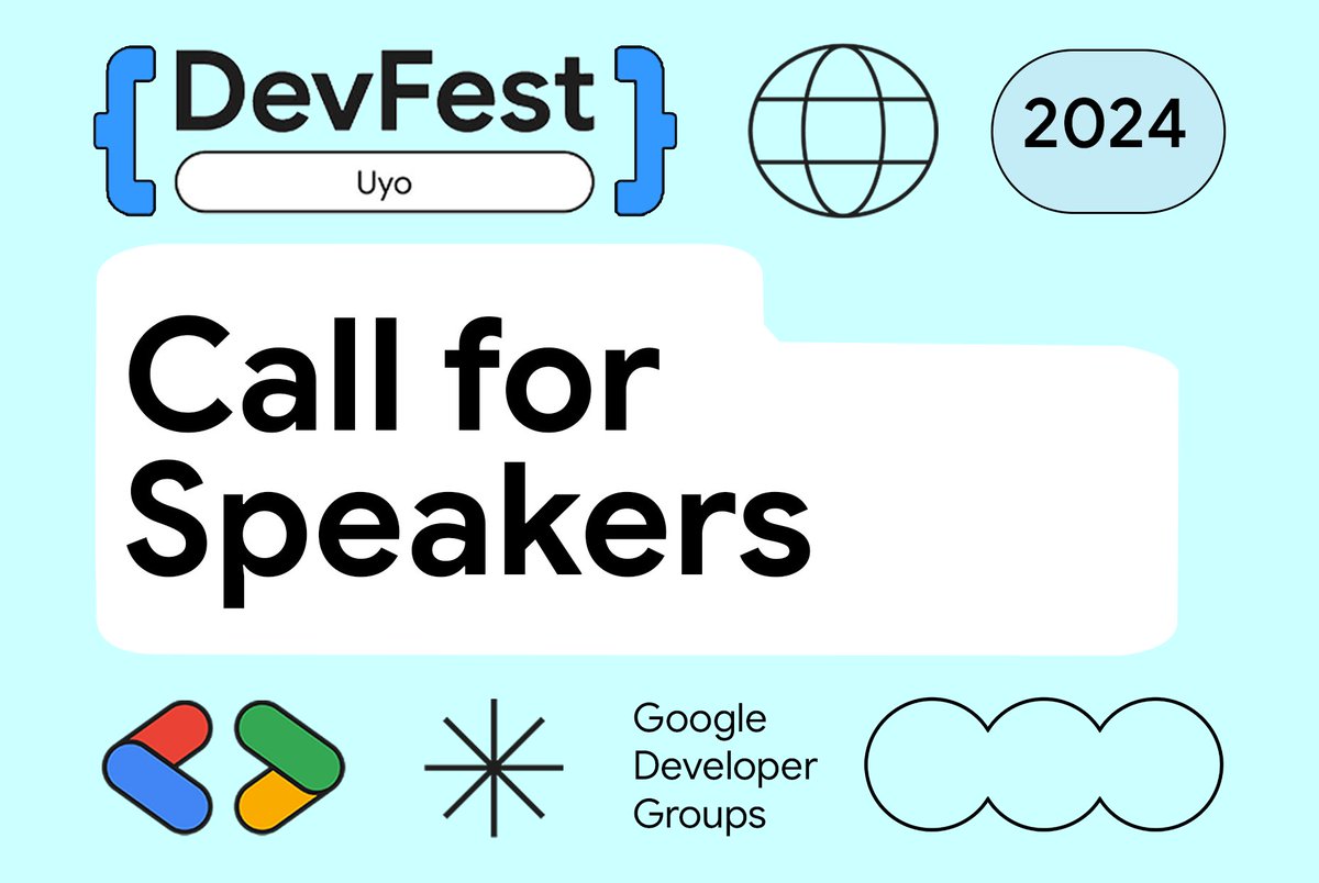 gdg_uyo's tweet image. Are you ready to share your knowledge with our tech community?
We welcome all who are ready to make a difference, whether you&apos;re a seasoned speaker or a first-timer.

Submit your proposal today: Call for speakers sessionize.com/devfest-uyo-20…