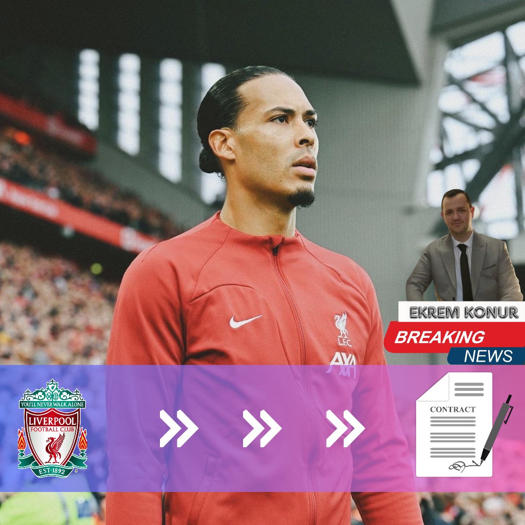 Ekremkonur's tweet photo. 🚨🆕 #LiverpoolUpdate 🇳🇱
Liverpool’s star defender Virgil van Dijk’s future remains a hot topic as he enters the final 12 months of his contract.
📝 The Dutch player has expressed a strong desire to stay at Liverpool and is preparing to enter negotiations for a new deal. Liverpool management is planning to offer van Dijk a new 2+1 year contract.
👀 Despite his wish to stay, there is significant interest from other clubs. Both Saudi Pro League and MLS clubs are reportedly planning to engage with van Dijk’s close circle to discuss potential moves.